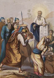 Moses Presenting the Commandments