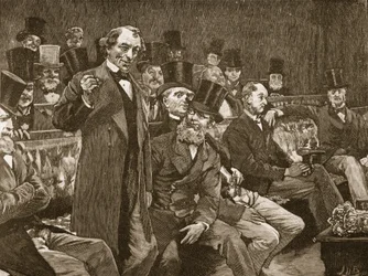 Mr Disraeli Telling the House of Commons His Story About 
