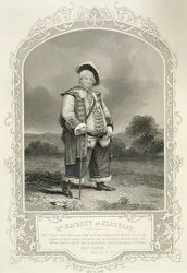 Mr Hackett as Falstaff, in Henry IV (Part 1) Act IV Scene 3, by William Shakespeare