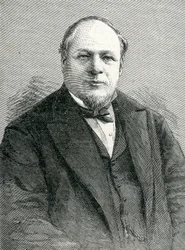Mr. John Young, Mayor of Sydney, illustration from The Graphic 8th May, 1886