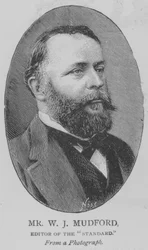 Mr W J Mudford, Editor of the 
