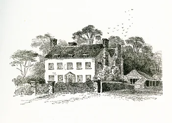 Mrs Snookes house at Ringmer, Sussex, England, 1733