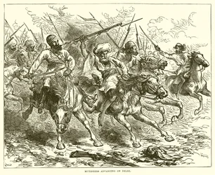 Mutineers Advancing on Delhi