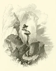 Napoleon in Exile (engraving)