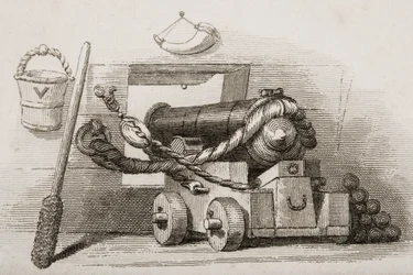 Naval Canon, Illustration from England