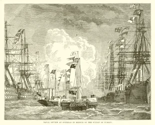 Naval Review at Spithead in Honour of the Sultan of Turkey