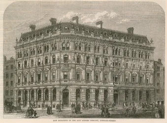 New buildings of the City Offices Company, Lombard Street, London