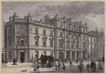New Courthouse and Police Station, Bow Street, London, c1880
