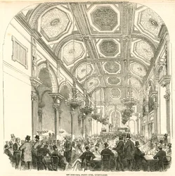 New music hall, Evans Hotel, Covent Garden, London