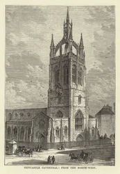 Newcastle Cathedral, from the North-West