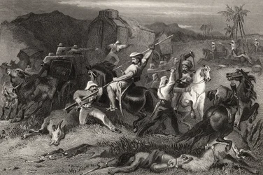 Night Sortie and Attack on Baggage Waggons, from 