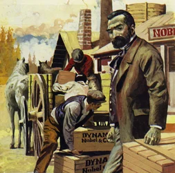 Nobel tried to make a more stable explosive and created Dynamite