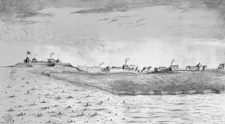 North West view of Fort Lawrence in Chignectou