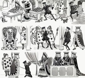 Nursery Rhyme Illustration: Queen of Hearts