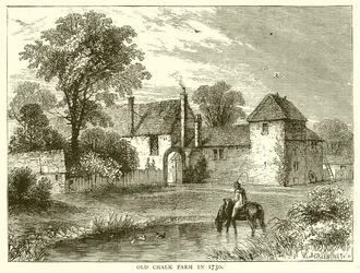 Old Chalk Farm in 1730