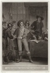 Oliver Cromwell Dissolving the Long Parliament