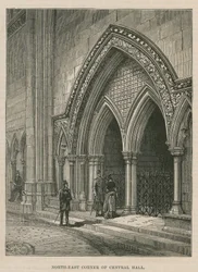 Opening of the Royal Courts of Justice: North East Corner of Central Hall