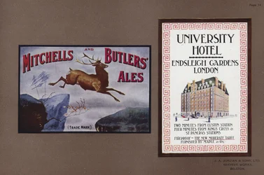 Page from Jordans Enamelled Signs