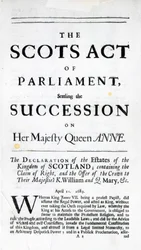 Pamphlet announcing 