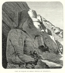 Part of Facade of Great Temple at Ipsamboul