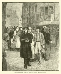 Pastor Harms Seeing Off His First Missionaries