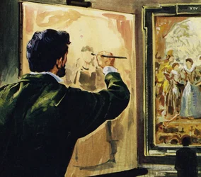 Paul Cezanne studied and even copied the works of Rubens in the Louvre Museum