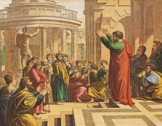 Paul Preaching at Athens