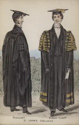 Pensioner, Fellow Commoner, St Johns College