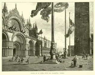 Piazza of St Mark, with the Piazzetta, Venice