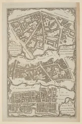 Plan of Queen Hith and Vintry Wards Divided into Parishes from a New Survey