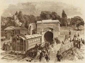 Pneumatic Railway for Passengers