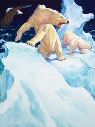 Polar Bears and Golden Eagle