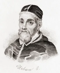 Pope Urban VIII, born Maffeo Barberini (engraving)