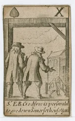 Popish Plot Playing Card