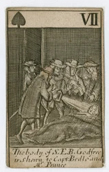 Popish Plot Playing Card