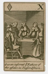 Popish Plot Playing Card