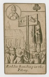 Popish Plot playing card