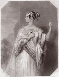 Portia, Wife of Brutus (Julius Caesar) (circa 1838) from Gallery of the Women of Shakespeare