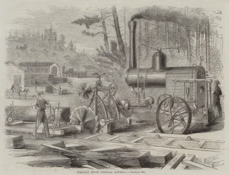 Portable Steam Circular Sawmill