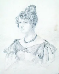 Portrait of M.A.R. by G.B., from Michael Faraday