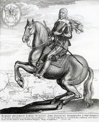 Portrait of Robert Devereux on Horseback