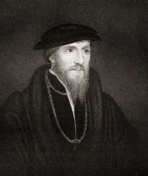 Portrait of Sir Anthony Denny, from Lodges British Portraits