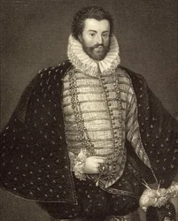 Portrait of Sir Christopher Hatton (1540-91) from 