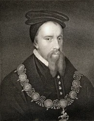 Portrait of Thomas Stanley 1st Earl of Derby, from Lodges British Portraits, 1823