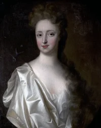 Portrait of a Young Woman in White Satin