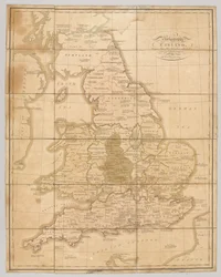 Praehagraphy of England, being a map of that Kingdom illustrative of the principle battles fought in it, 1807
