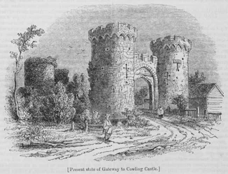 Present state of Gateway to Cowling Castle
