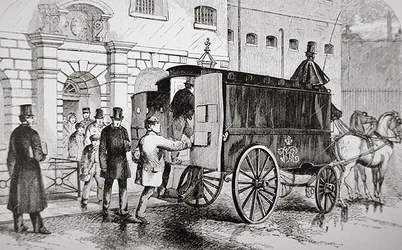 Prisoners Board a Police Van Known as the 