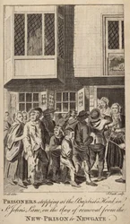 Prisoners stopping at the Baptists Head in St Johns Lane