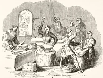 Process of coining in the 16th century
